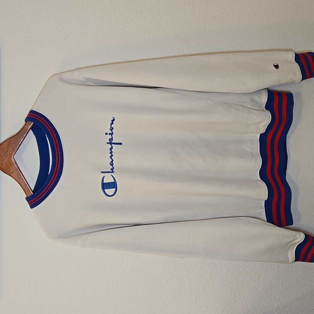 Men's Y2K Champion Reverse Weave Crewneck Sweatshirt Size Medium
